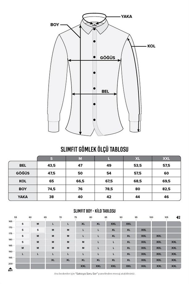 Slim Fit Uzun Kollu Düğmeli Yaka Kareli Pamuklu Kolay Ütü Erkek Gömlek - 6