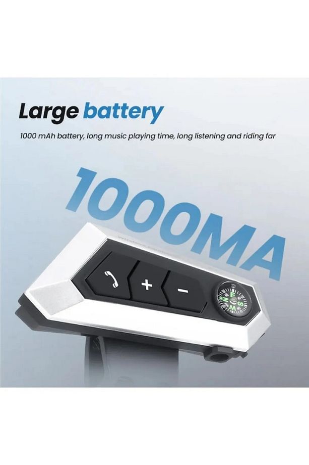 BT22B Motosiklet Bluetooth Kulaklık Kask Intercom Iki Sürücü Için Bağlantı Interkom Eşleştirme - 5