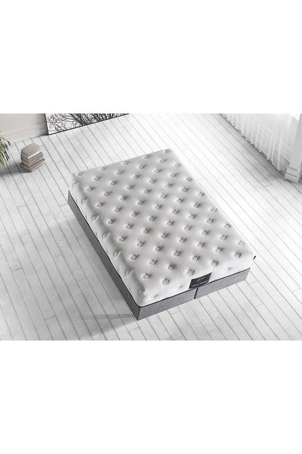 Visco Fusion 90x200 Cm Tek Kişilik Paket Yaylı Visco Süngerli Yatak Niron Lüks Ortopedik Yumuşak Yat - 6