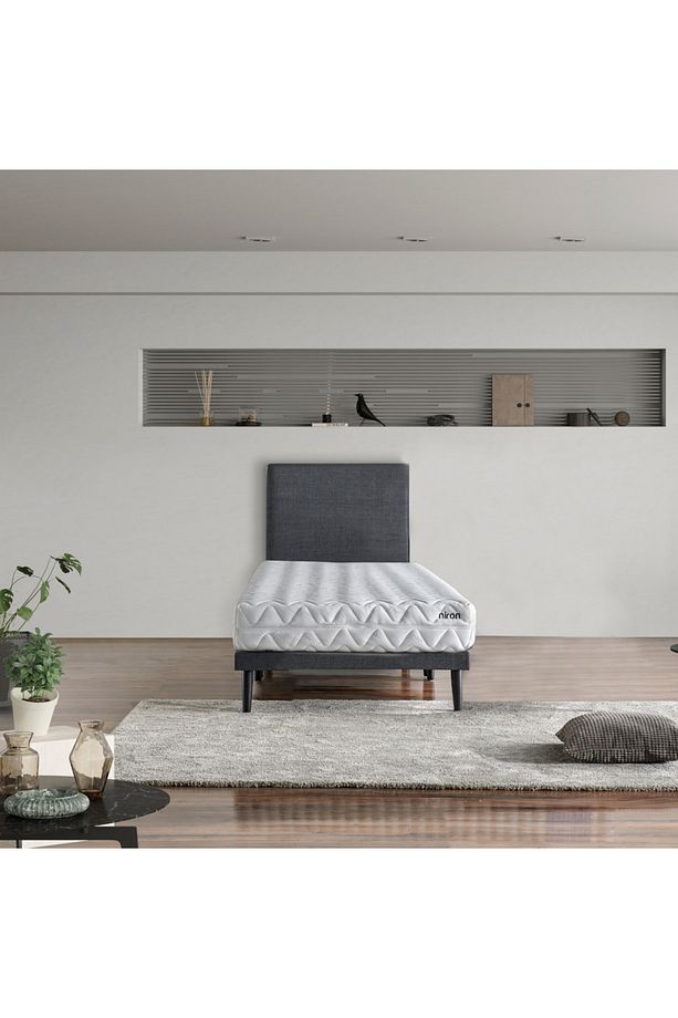 Niron Pocket 80x180 Cm Tek Kişilik Yatak Katlanır Baza Başlık Takımı - Katlanır Baza, Başlık Ve Yata - 1