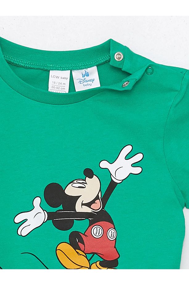 Erkek Bebek Şortlu Pijama Takımı - 4