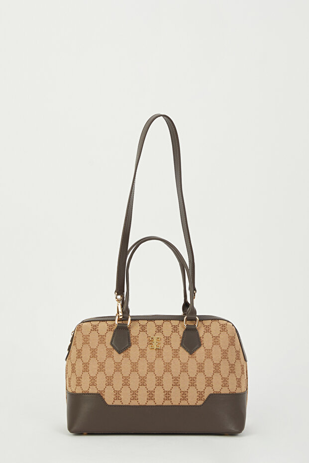Brown Women's Shoulder Bag 05PO23Y1665