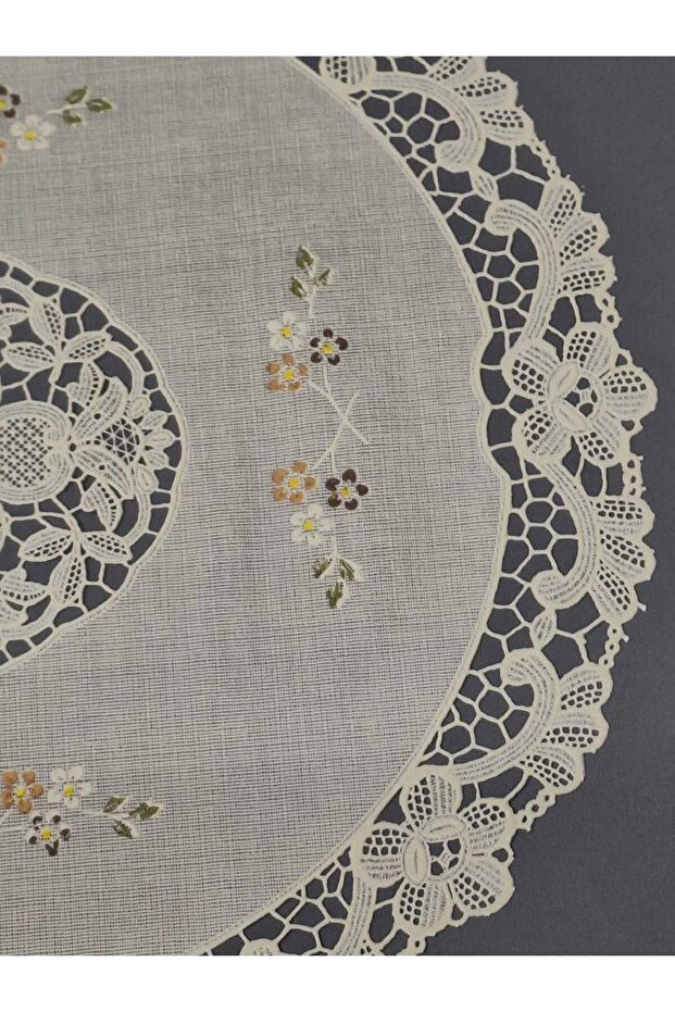 مفرش طاولة وطاولة قهوة من مادة PVC مقاس 40 سم - 3