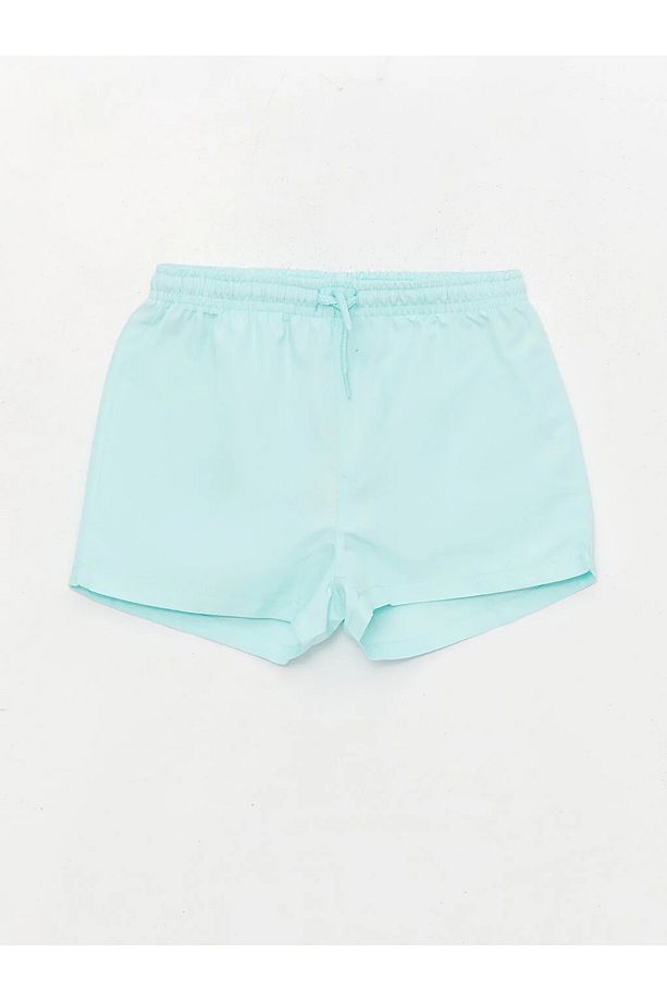 LCW ECO Beli Lastikli Basic Kız Çocuk Deniz Şortu - 1