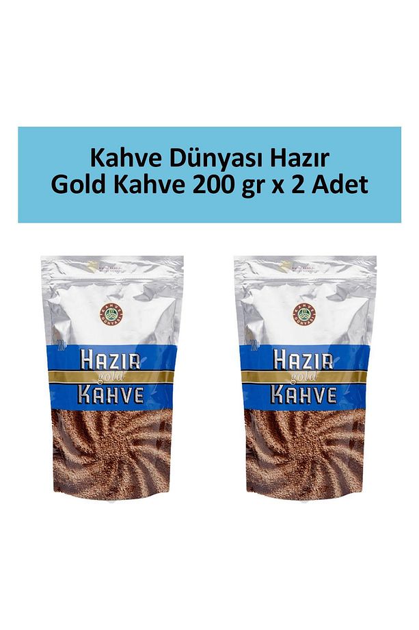 Gold Hazır Kahve 200 gr x 2 Adet - 1