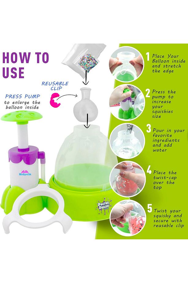 Doctor Squish Squishy Maker Kendi Squish'ini Yap! Squish Yapma Makinesi - 4