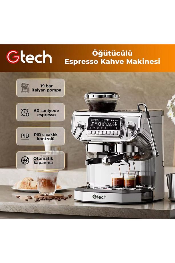ST-530ED Espresso Kahve Makinesi, 1 Gruplu, Öğütücülü, Dijital - 7