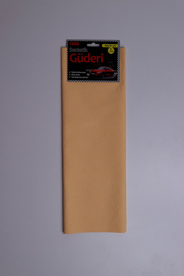 50x70cm Microfiber Chamois CleaninG Cloth - 1 Piece Yellow
