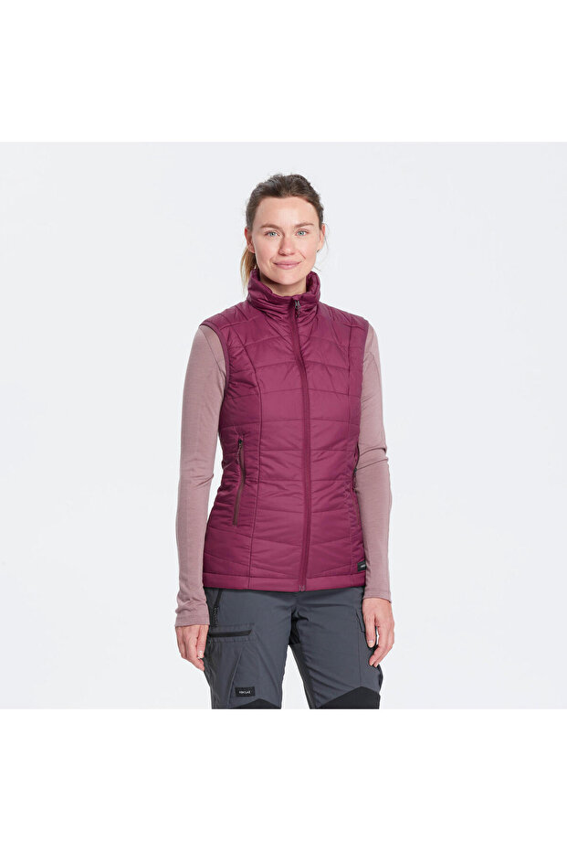 Decathlon Kadın Outdoor Trekking Şişme Yelek - Mor - Mt100