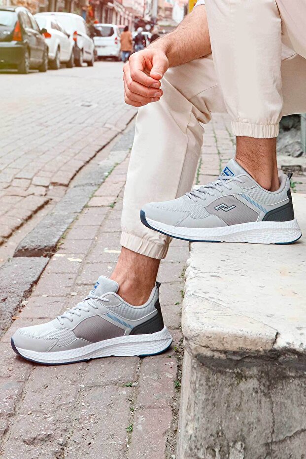 27426 Light Gray Men's Sneaker Casual Sneakers