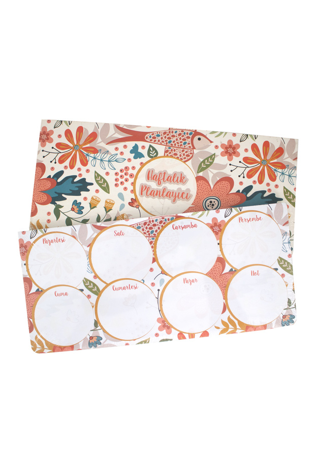 مخطط أسبوعي، مخطط بنمط الأزهار الحديثة - 1