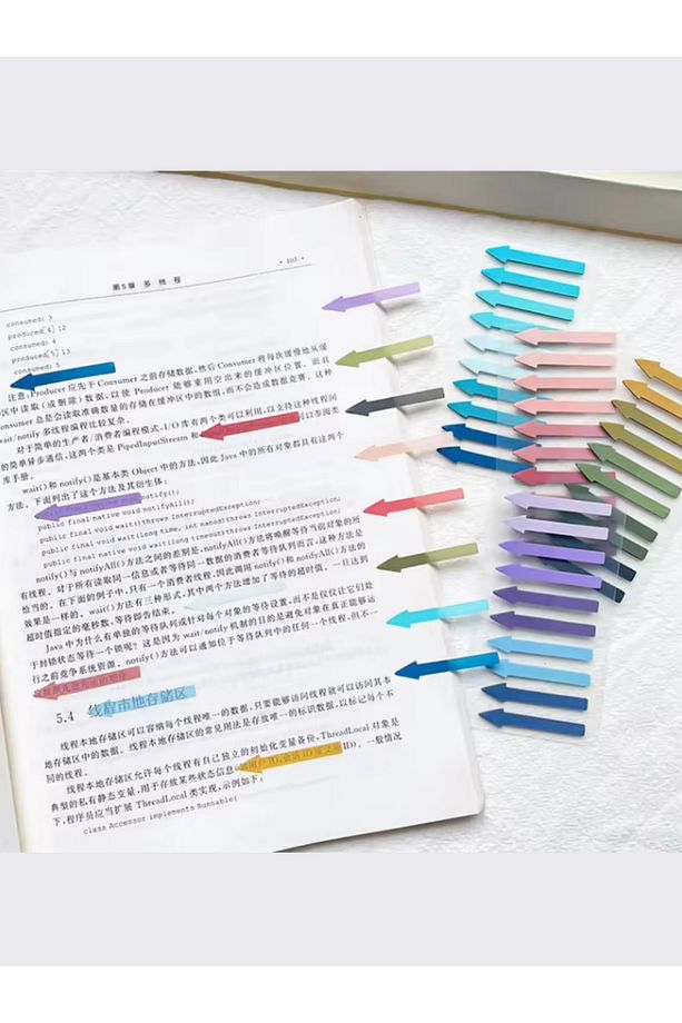 Şeffaf Renkli Postit Yapışkan Not Kağıdı İşaret Post-it 6 - 4