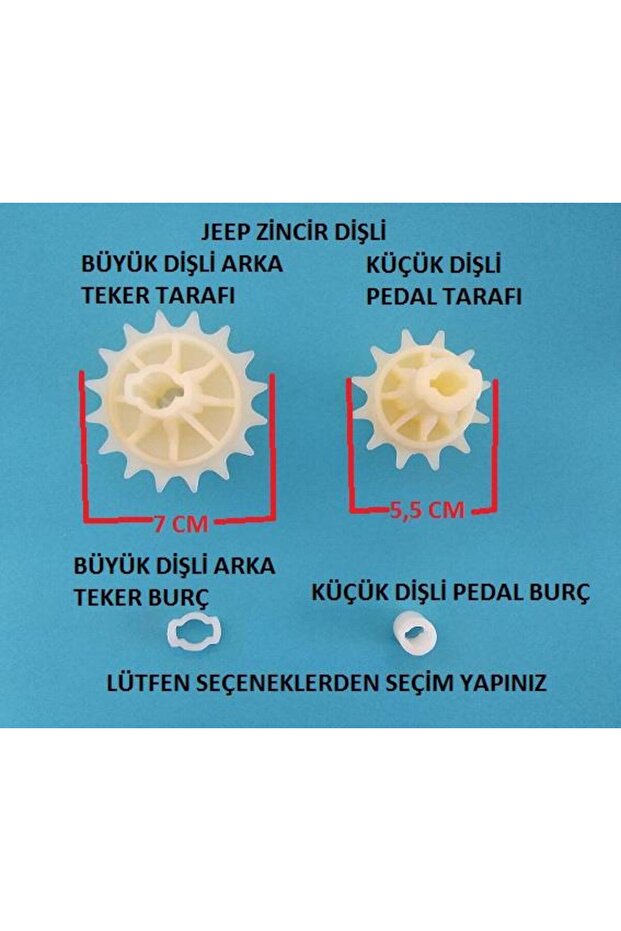 Active Pedallı Traktör - Kepçe Ön Dişli - 4