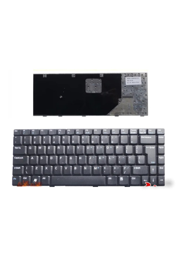 Asus F8, F8D, F8Dc, F8P, F8S Notebook Klavye - Siyah - TR - 1