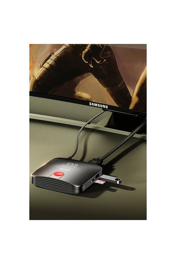 Ultra Hd 4K Android TV Box Medya Oynatıcı + TV Game Box 2'Li Gamepad Joystick Kol + HDMI Wireless - 4
