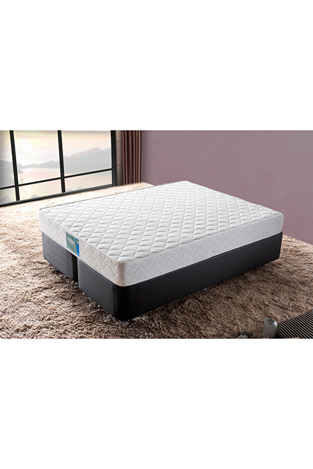 Hazan Yatak Tek Kişilik Full Ortopedik Sert Yatak, Çift Taraflı 22 Cm Ekstra Dayanıklı Yurt Yatağı - 1