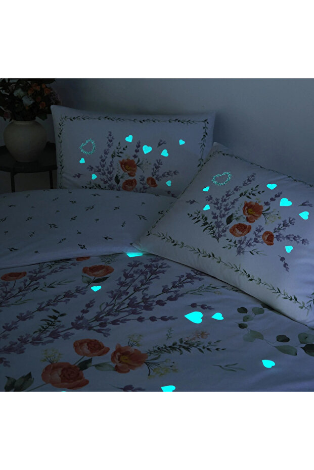 طقم غطاء لحاف مزدوج من Sunshine Ranforce مع هدية كوب بطانية