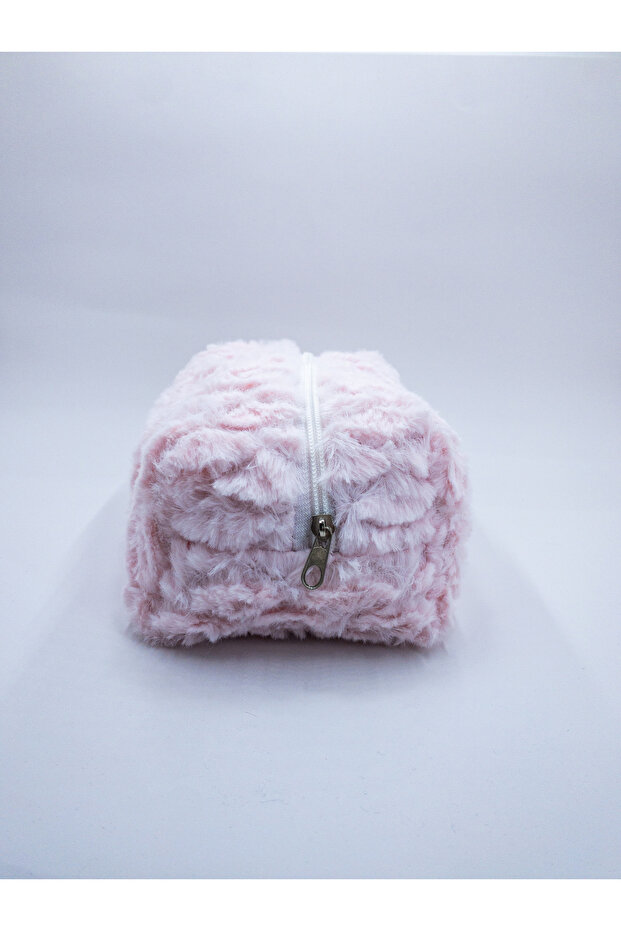 حقيبة وردية من القطيفة - 4