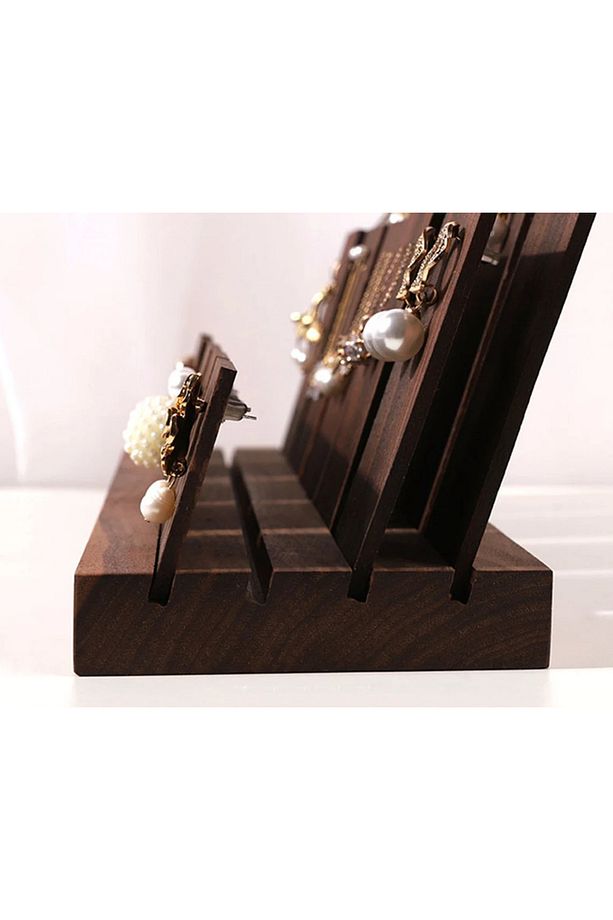 Ahşap küpe Teşhir Standı, Küpe sergileme display stand - 4