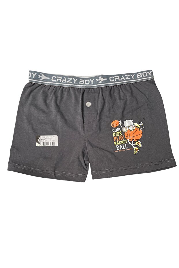 BOY'S ELASTAN PRINTED BOXER - 2