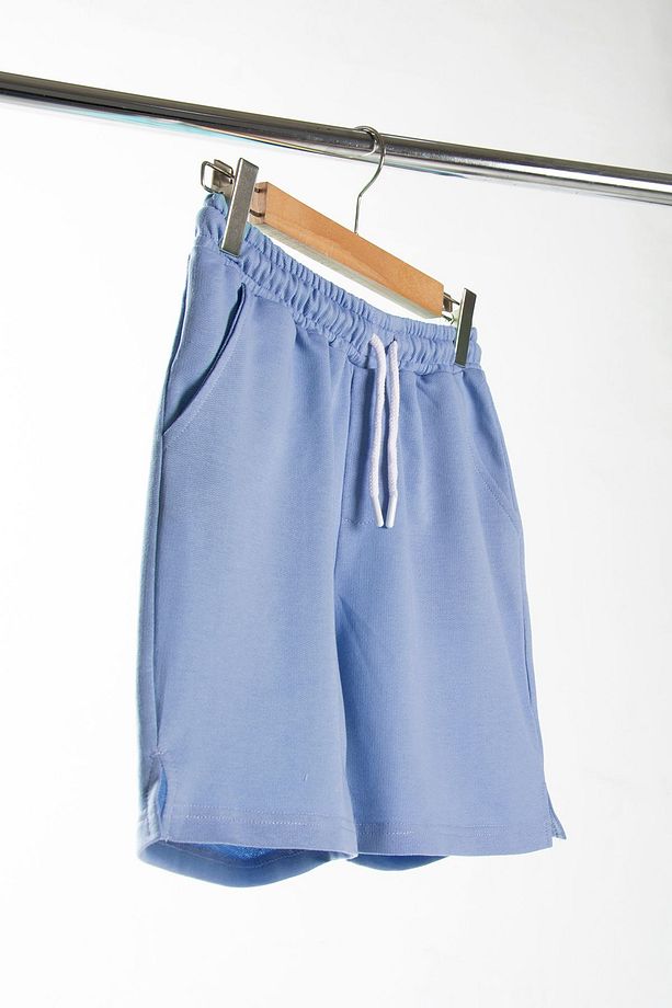 Erkek Mavi Basic Regular Fit Şort & Bermuda - 3