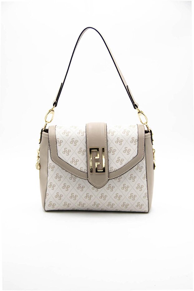Beige - Sand Sp1113 Women's Shoulder Bag