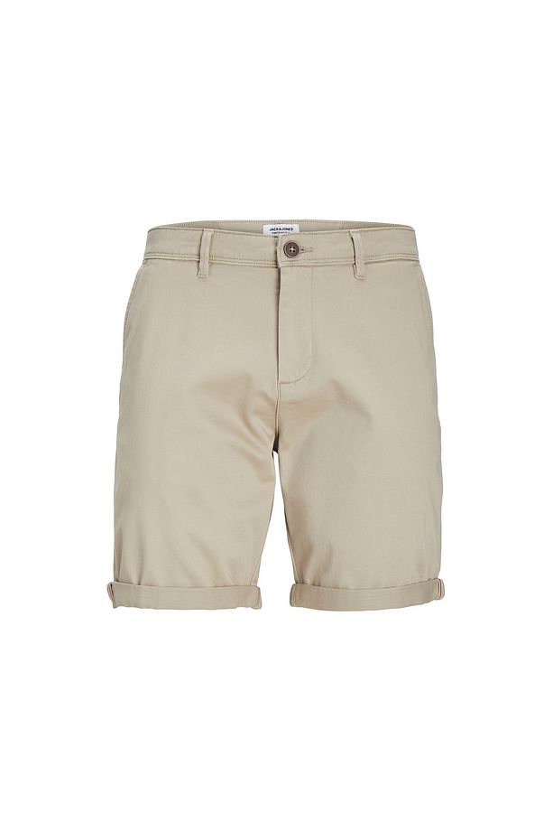 Krem Erkek Regular Fit Duble Paça Chino Şort Jpstbowıe Jjshorts - 1