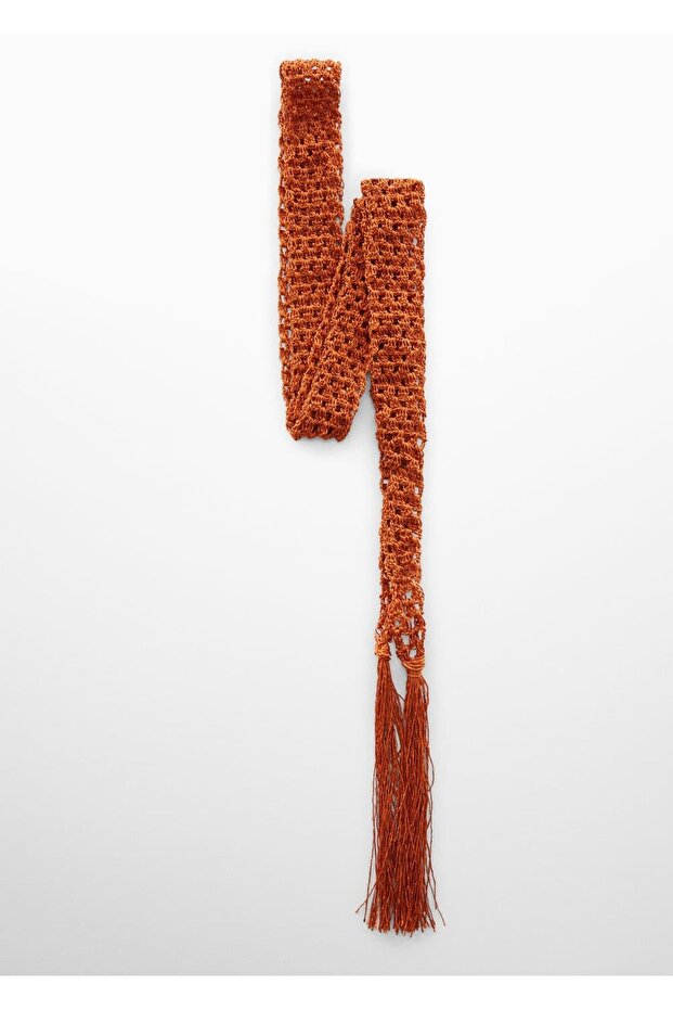 Püsküllü Kroşe Fular - 3