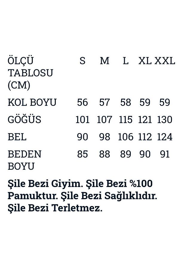 %100 PAMUK ŞİLE BEZİ TUNİK - 2
