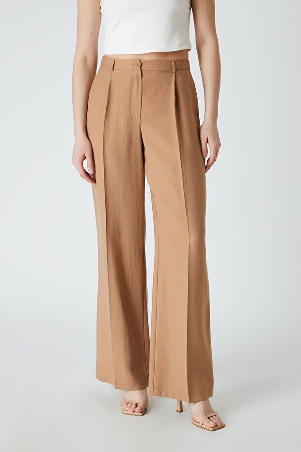Tek düğmeli pantolon - 1