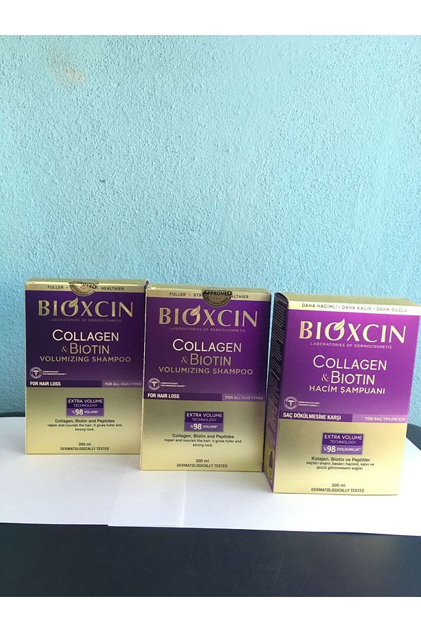 Bıoxcın Collagen Bıotın Hacim Şampuan 3'lü Set - 1