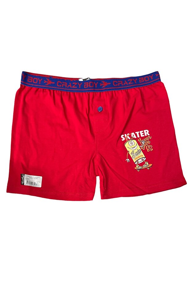 BOY'S ELASTAN PRINTED BOXER - 4