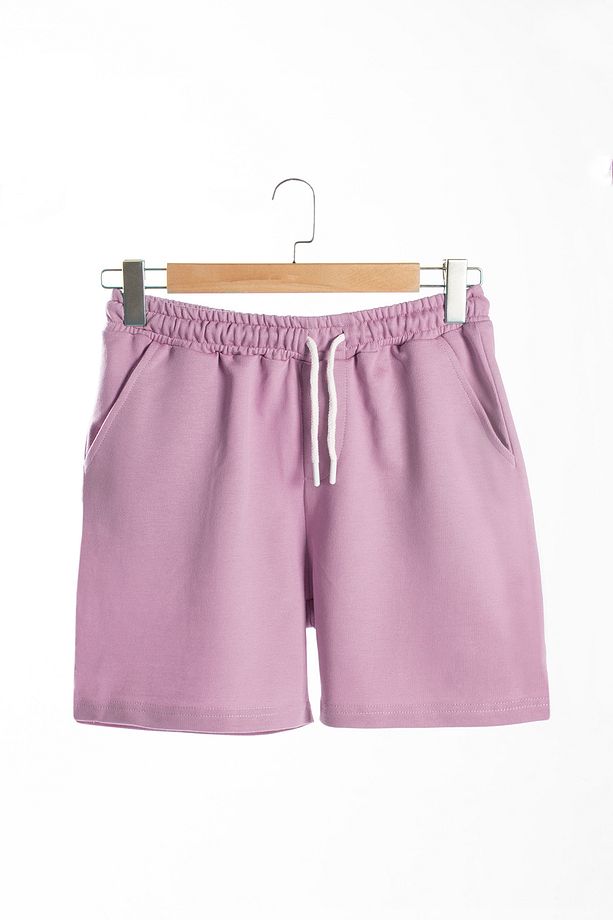 Erkek Lila Basic Regular Fit Şort & Bermuda - 1