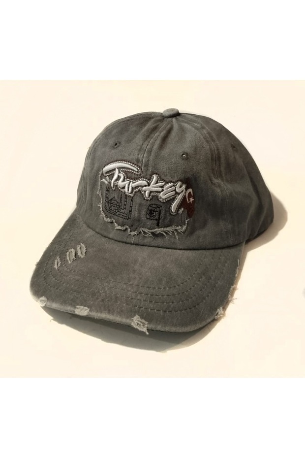 BETÜLCE Antique Washed Turkey Model Şapkaa Unisex- Men's Women's Hat