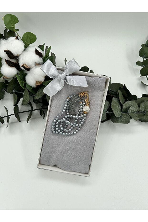 Dowry, Gift, Flamed Cover and 99 Pearl Prayer Beads Set