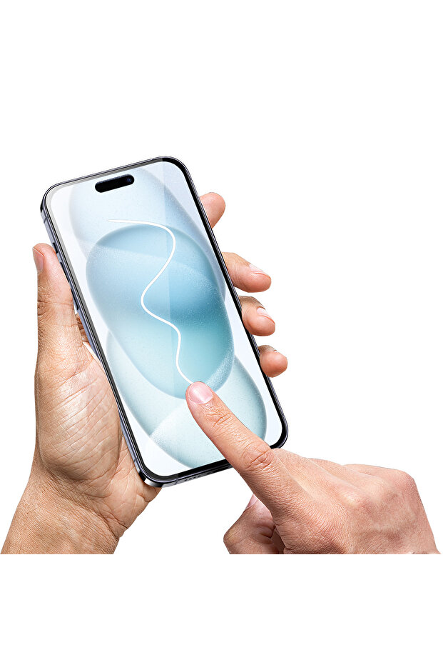 Buff iPhone 15 5D Privacy EasyFit Screen Protector - 7