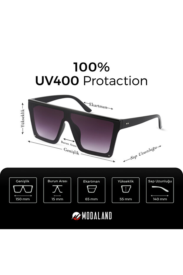 نظارات سيموني السوداء - 4