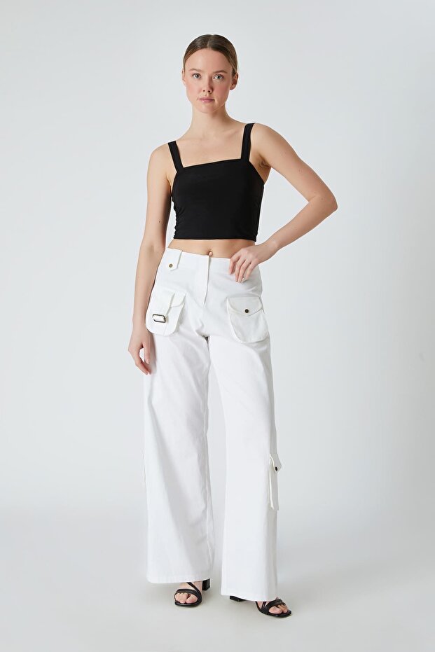 Kargo cepli pantolon - 1