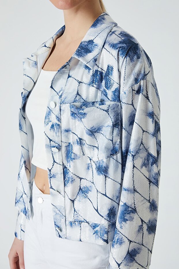 Payetli kısa ceket - 3