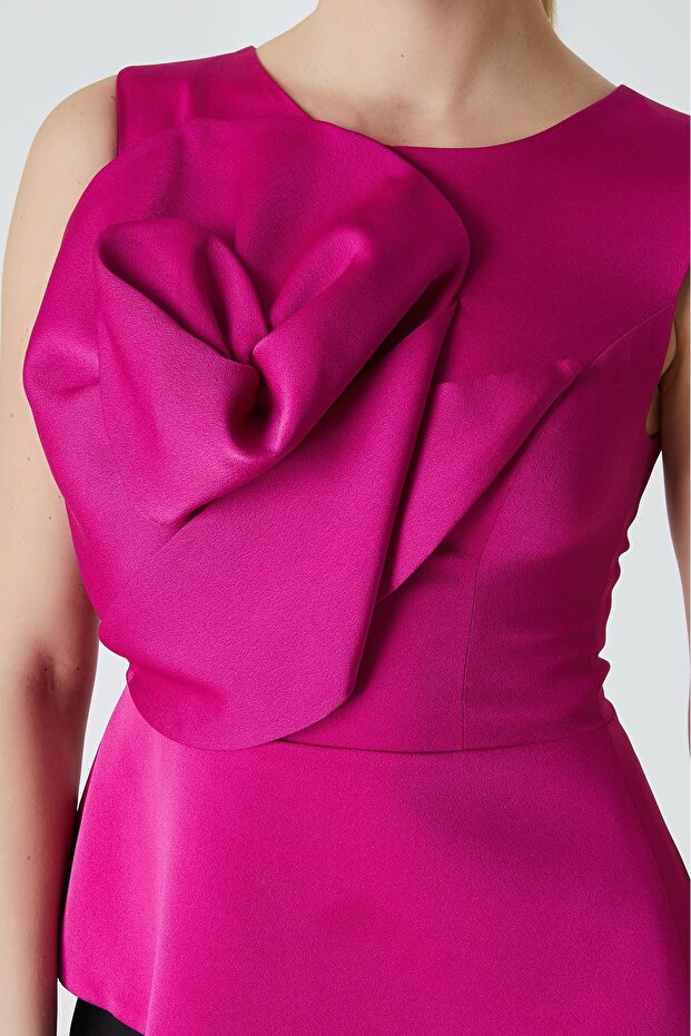 Üç renkli vual gömlek - 4