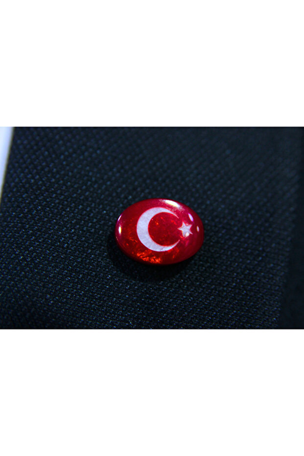 Ay Yıldız Rozet Broş Yaka İğnesi - 1