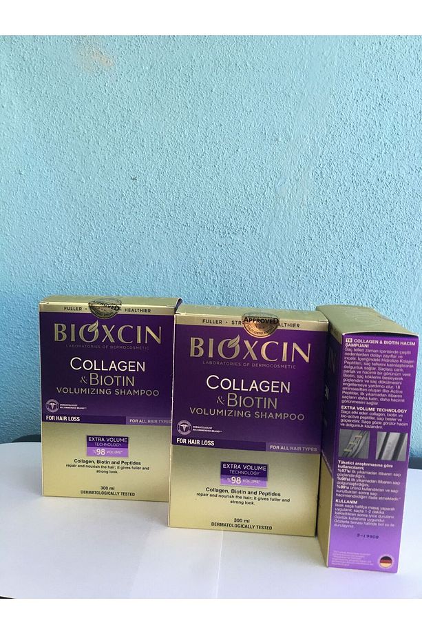 Bıoxcın Collagen Bıotın Hacim Şampuan 3'lü Set - 3