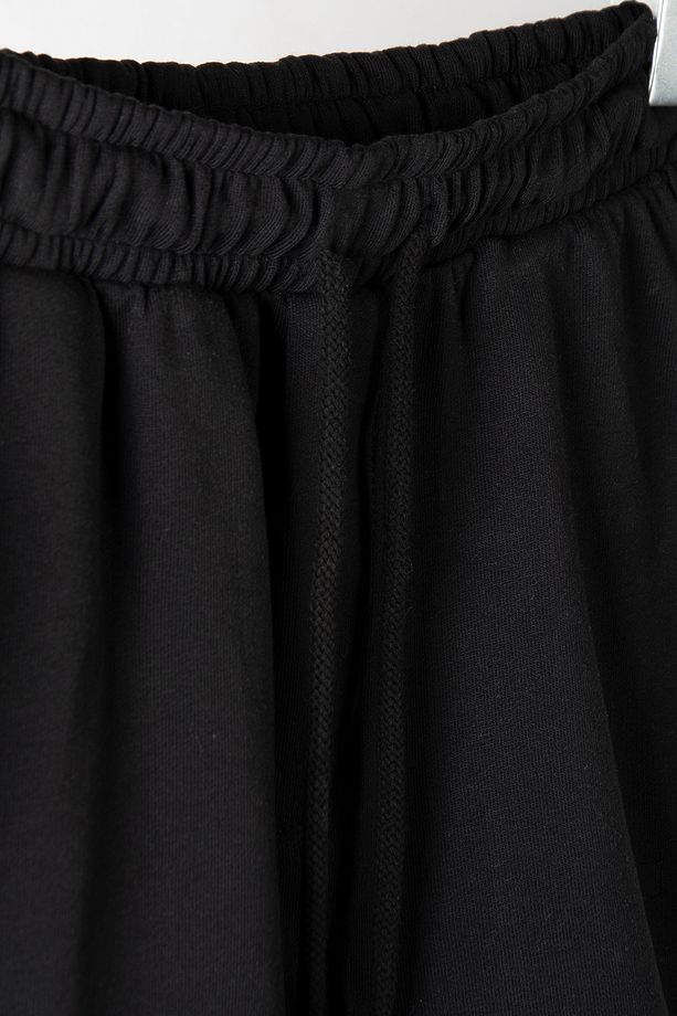 Erkek Siyah Basic Regular Fit Şort & Bermuda - 2