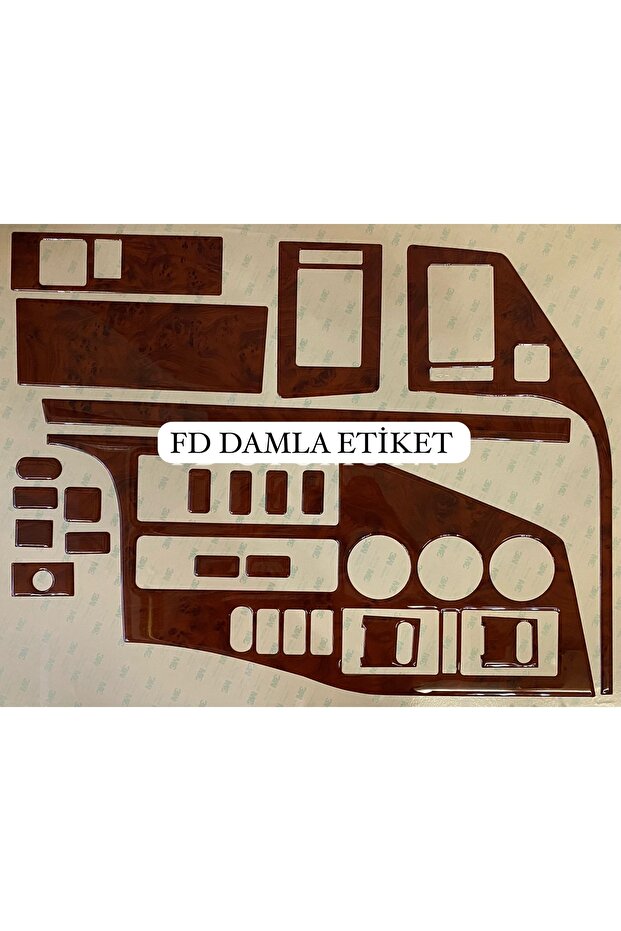 Volkswagen Wolt Lt 35 Torpedo, Console, Trim, Chest Cover Set Mahogany Color