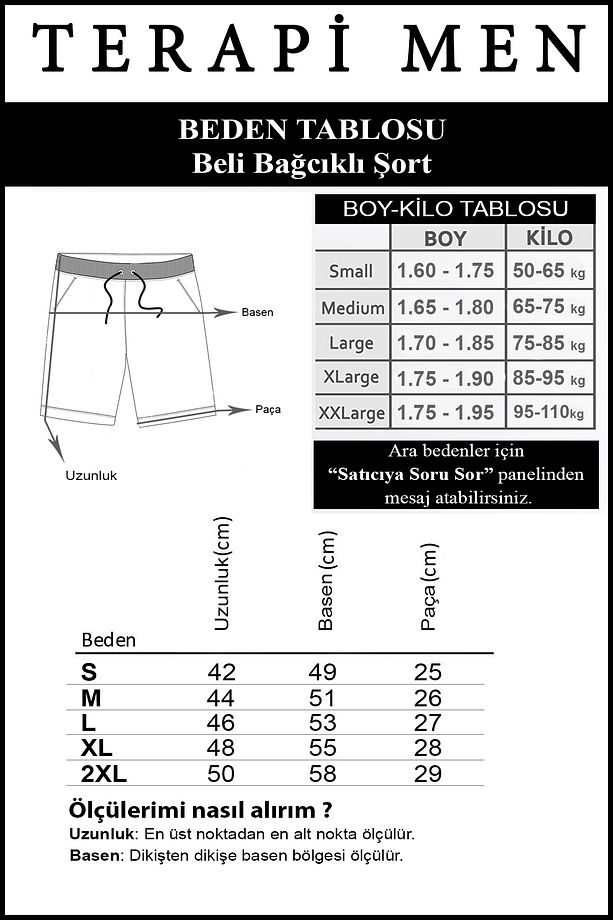 Erkek Mavi Basic Regular Fit Şort & Bermuda - 6