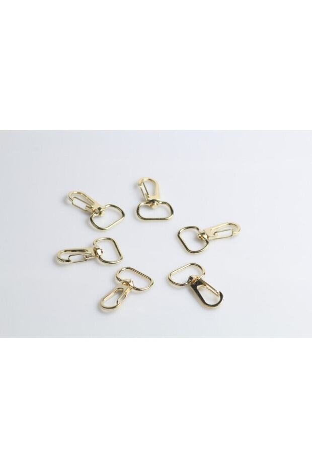 Yellow 50 Pieces Macrame Keychain Ring 2 cm