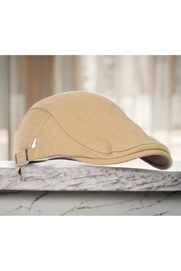 100% Linen Fabric Summer Sports Model London Men's Cap