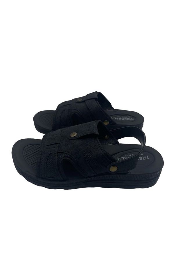 ERKEK ULTRA LÜKS TERLETMEZ TRİKO KUMAŞ HAFİF TABAN SUYA DAYANIKLI TERLİK SANDALET - 3