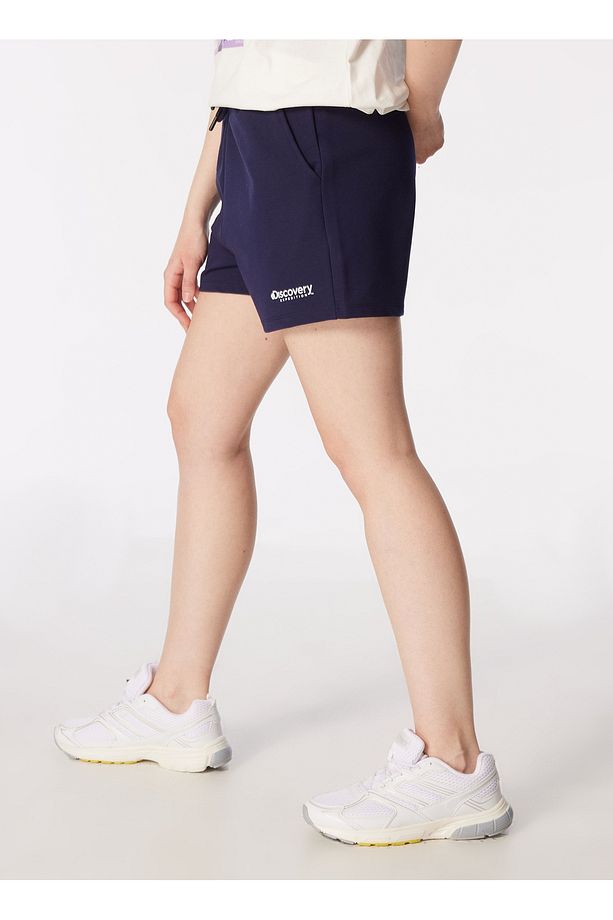 Lacivert Kadın Basic Sweat Şort D4sl-sht3052 - 3