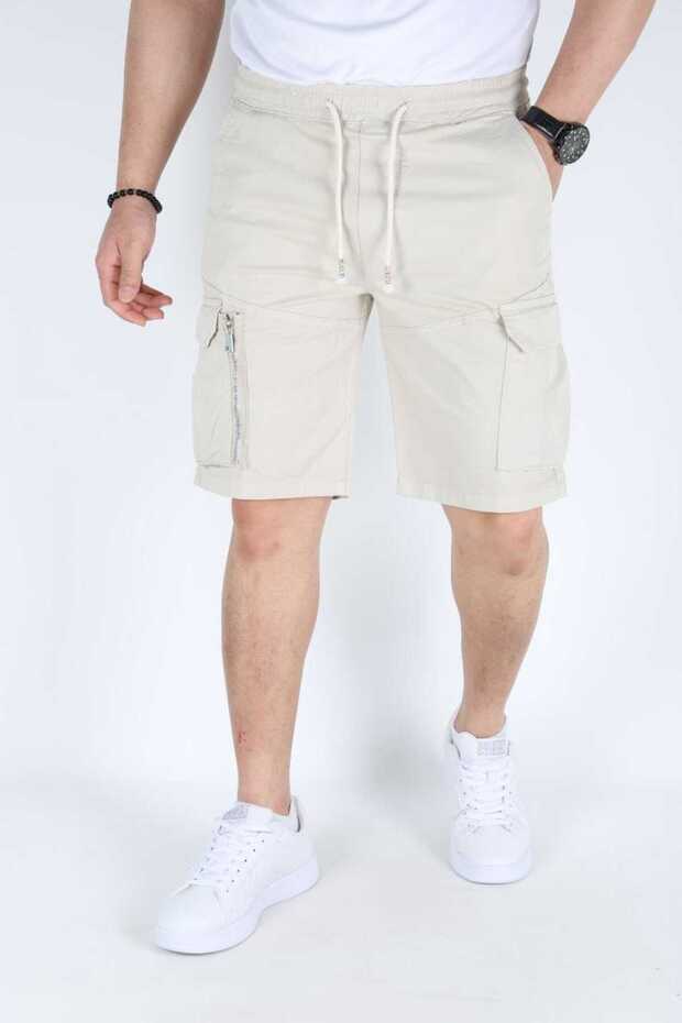 Premium -Akçay- cargo shorts with rubber